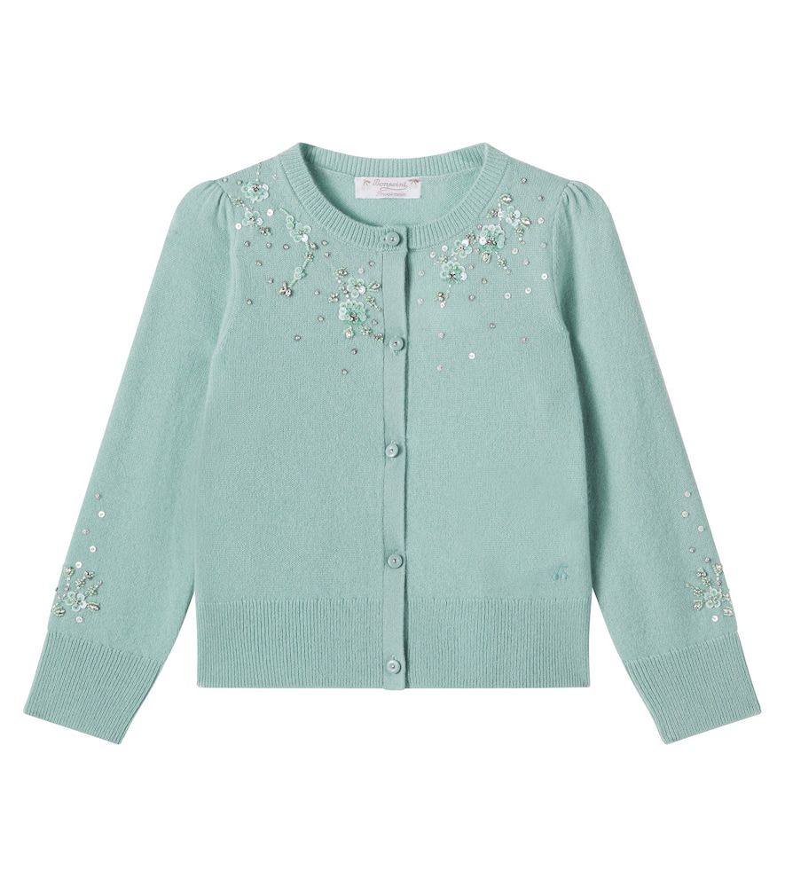 Louella embellished cashmere cardigan