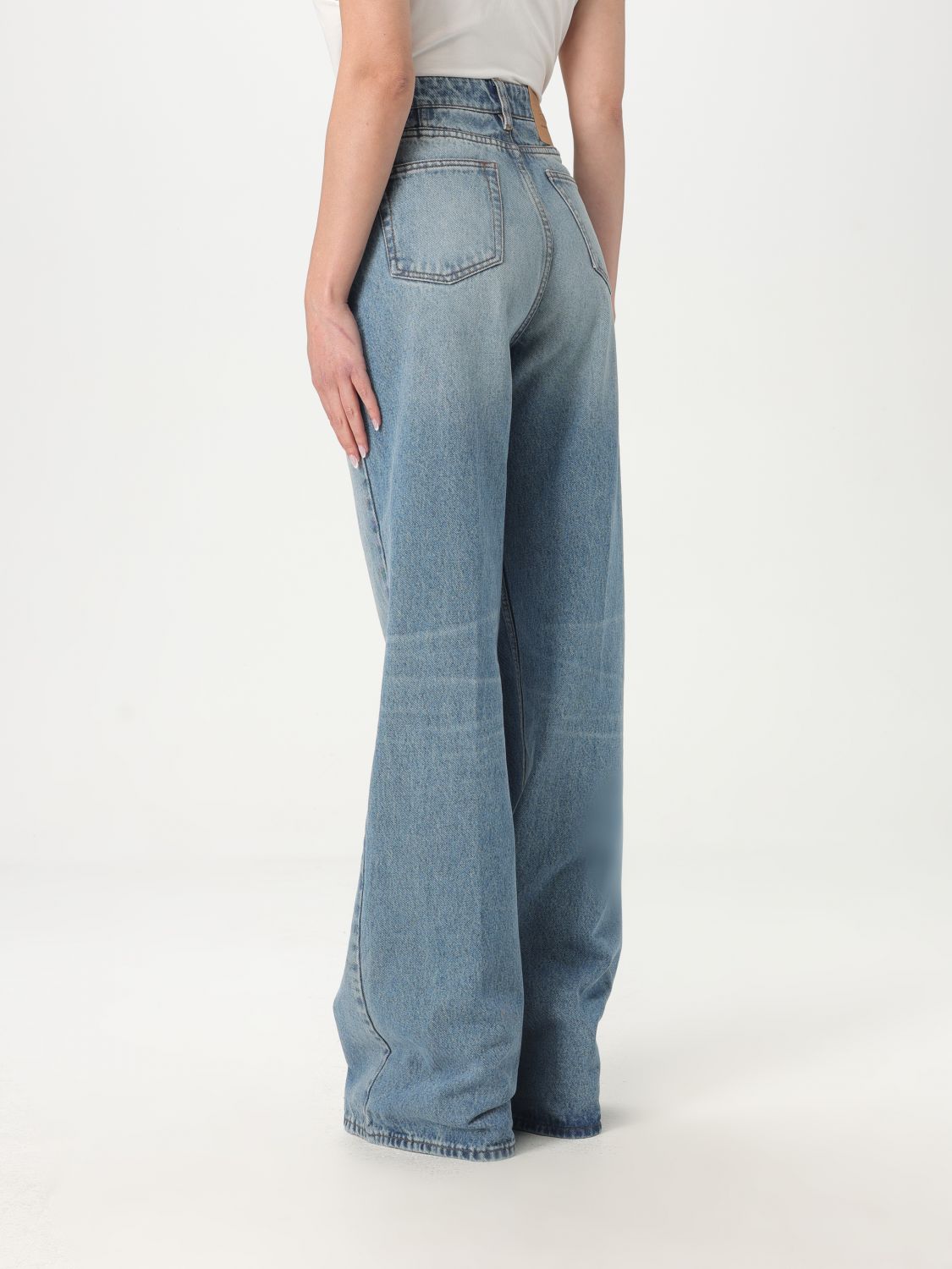Jeans AMI PARIS Woman color Blue