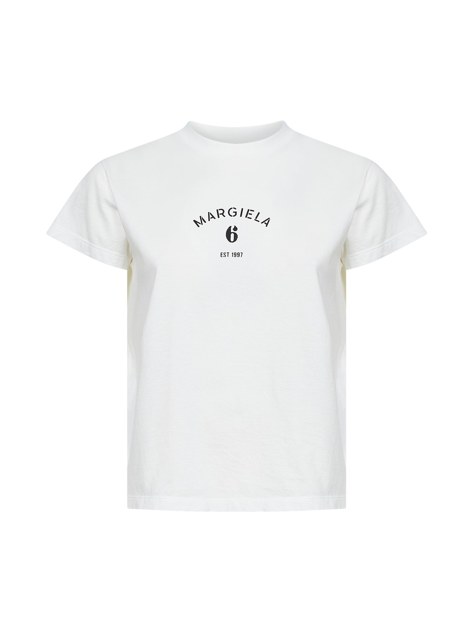 Logo-Print Cotton Jersey T-Shirt — White