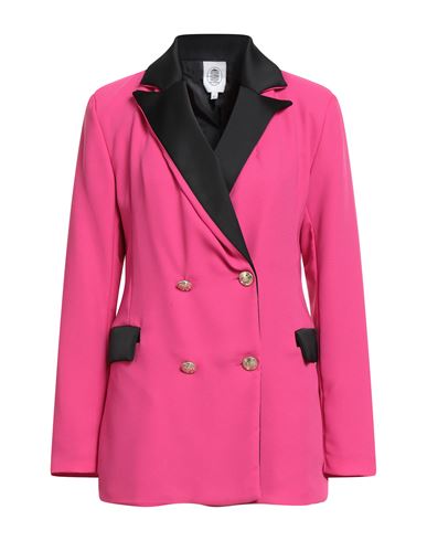 Le Volière Woman Blazer Fuchsia Size XS Polyester