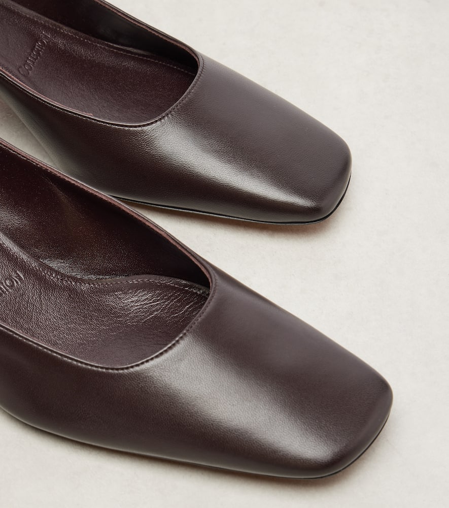 Anna leather pumps