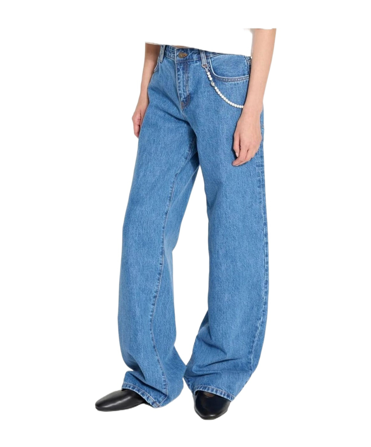 Uptown straight-leg jeans