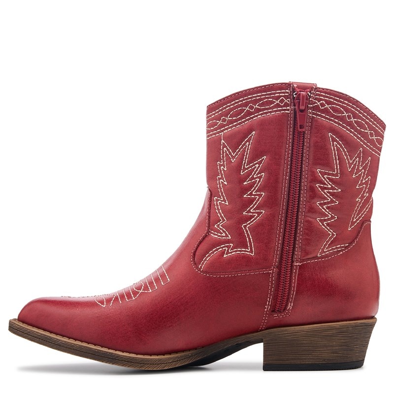 Women's Pistol Cowboy Boots (Red)