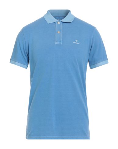 Man Polo shirt Azure Size S Cotton