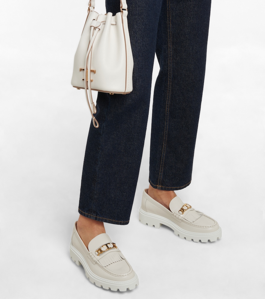 Tod's Fringed leather loafers