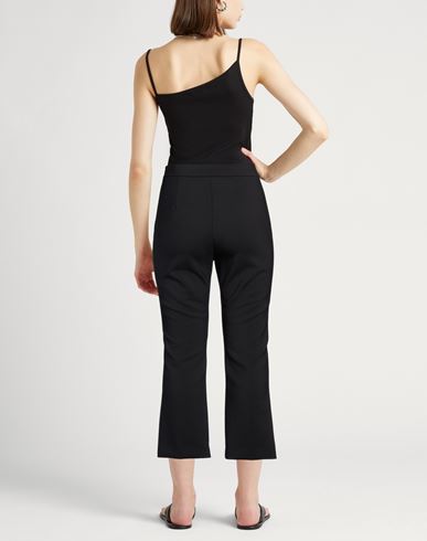 Woman Pants Black Size 6 Virgin Wool, Elastane