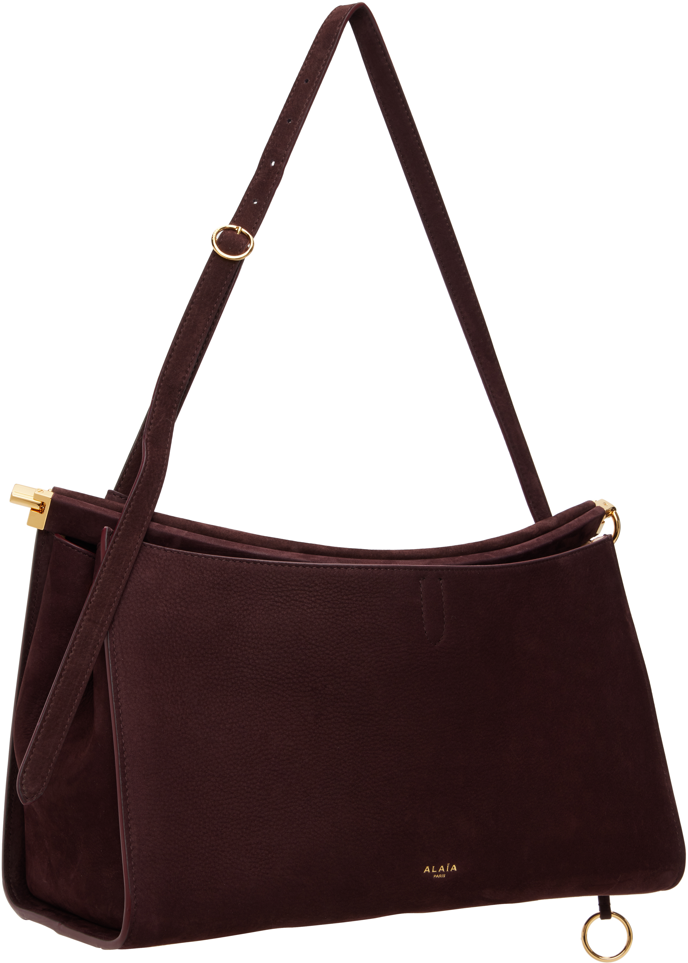 Burgundy 'Le Click' Pocket 35 Bag