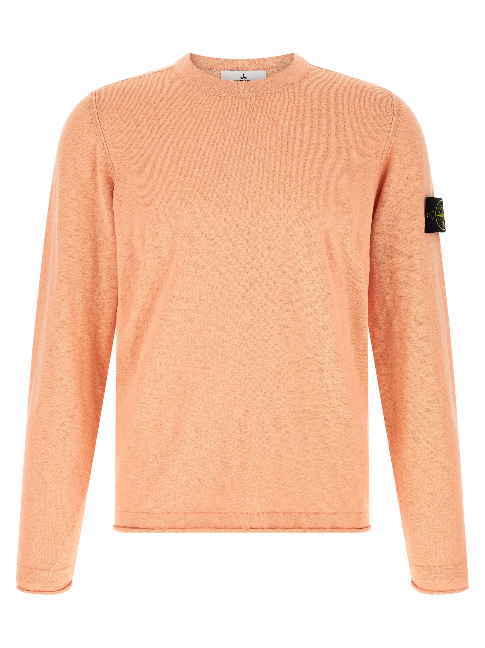 Cotton-Polyamide Crew Neck Sweatshirt — Pink