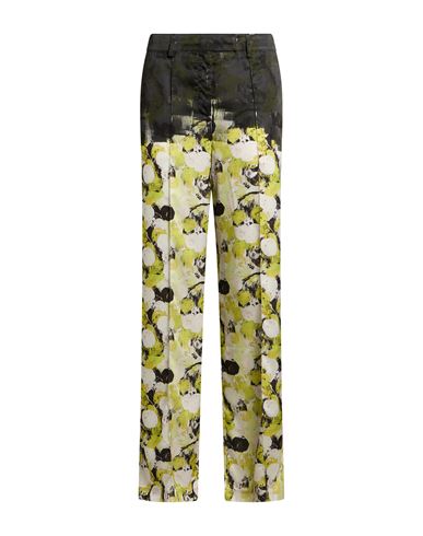 Aviù Woman Pants Lime green Size 2 Polyester, Elastane