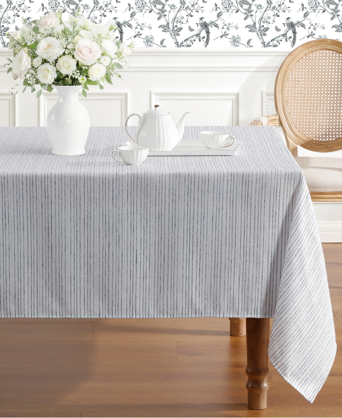 "Thames Tablecloth, 60"" x 120"" - Blue"