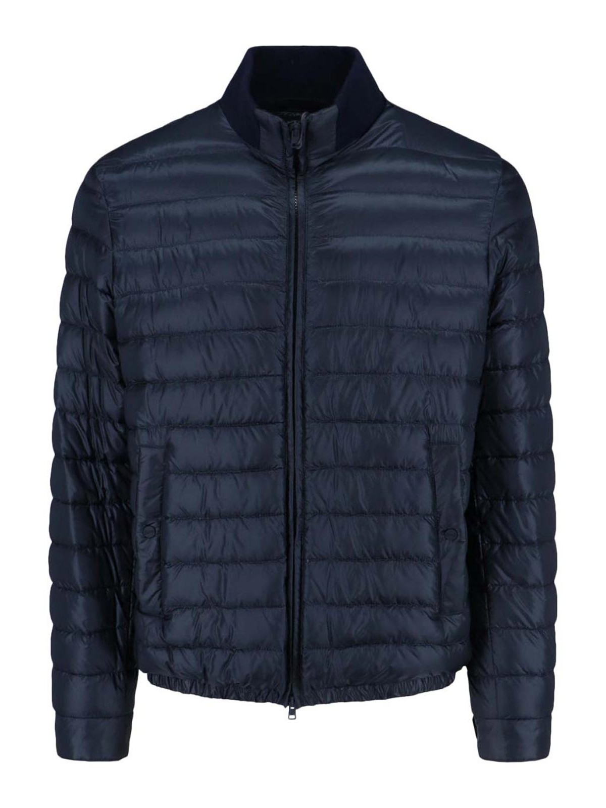 Herno - casual jacket ribbed collar lightweight quilted