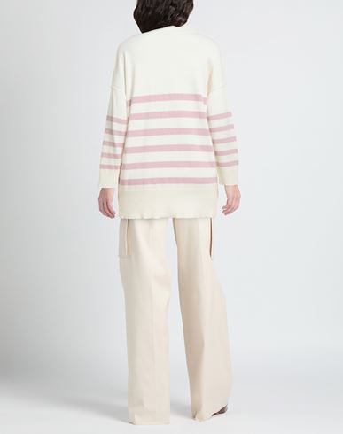N. o.w. Andrea Rosati Cashmere Woman Turtleneck Lilac Size M Wool, Viscose, Cashmere, Nylon