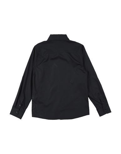 Kid Boy Shirt Black Size 14 Cotton, Elastane