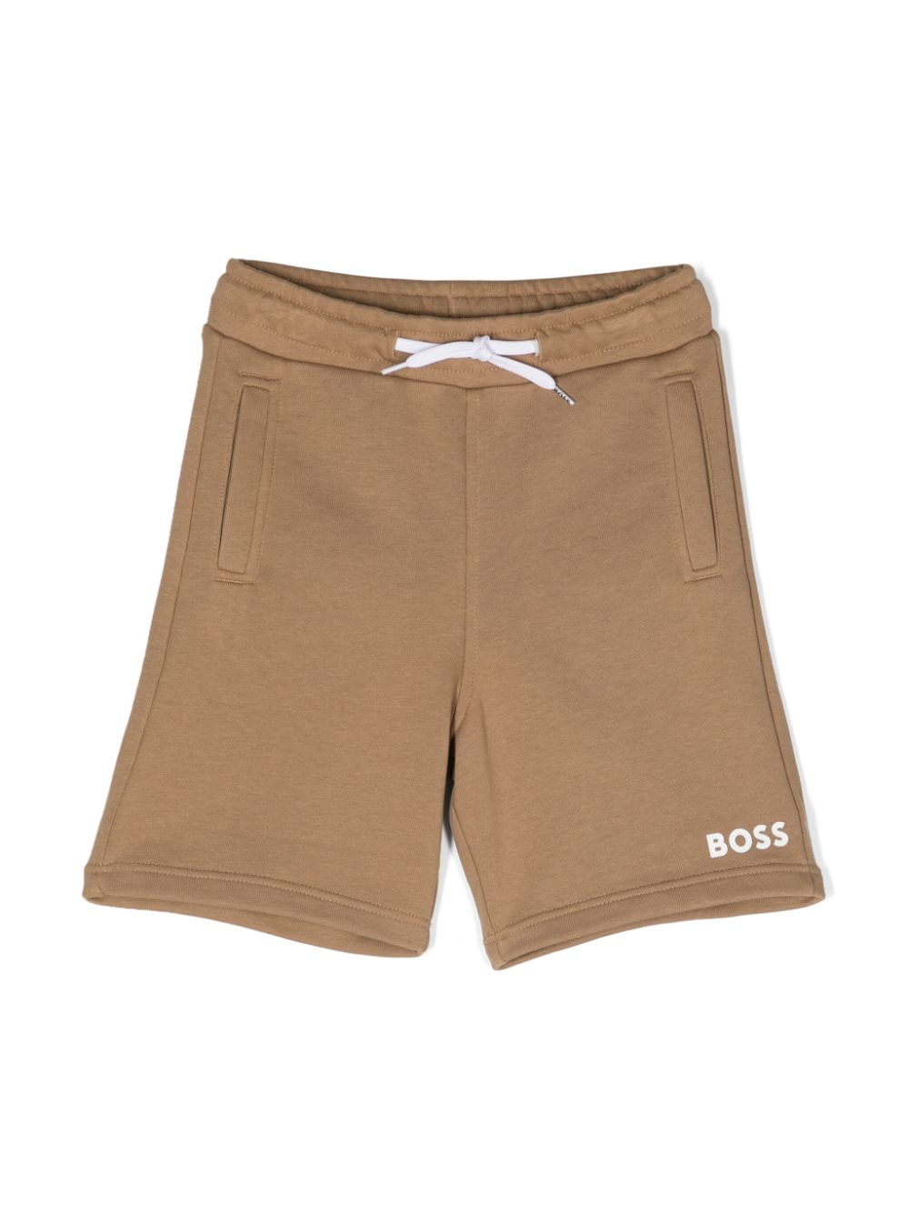 Logo-print jersey shorts - Blue