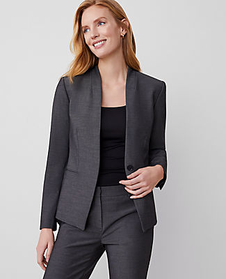 Ann Taylor The Cutaway Blazer in Bi-Stretch