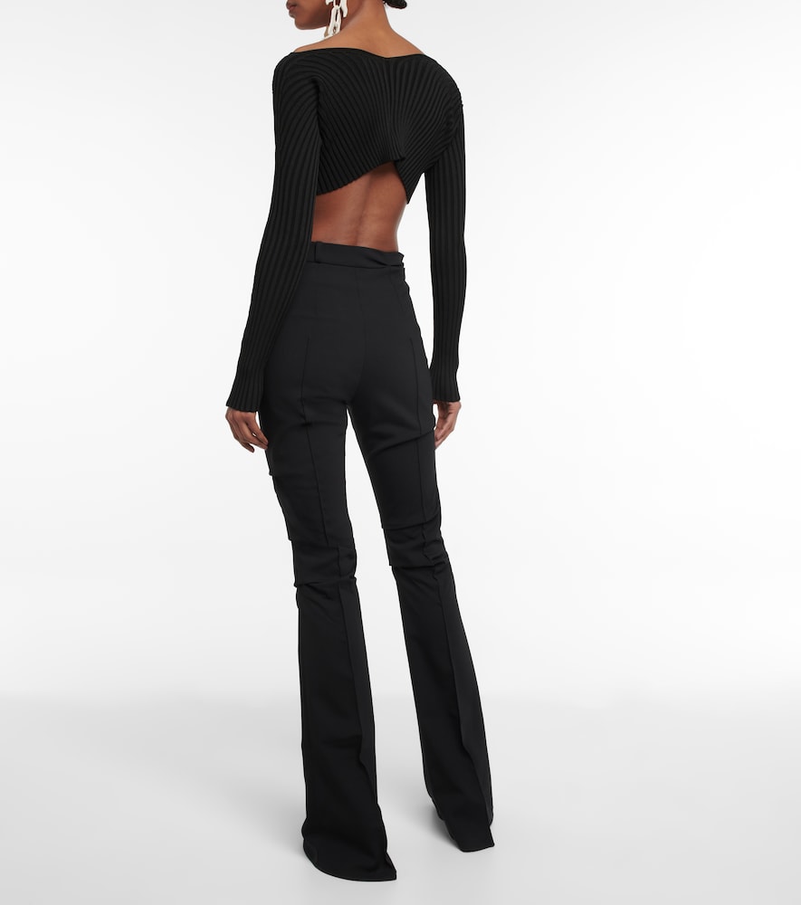 La Maille Pralù cropped cardigan
