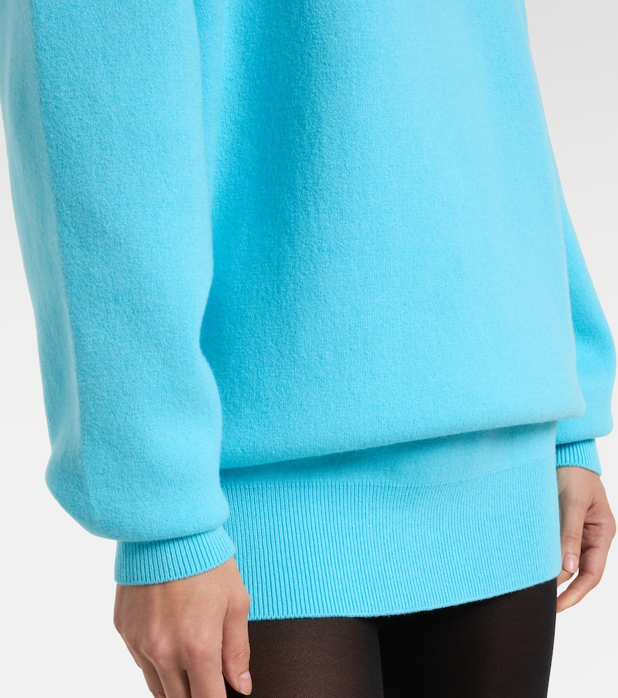 Wool and cashmere-blend sweatshirt dress