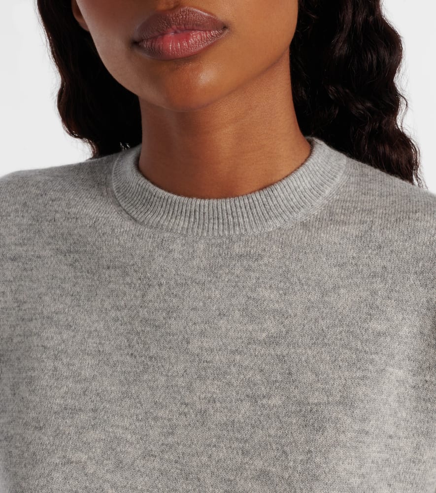 Knitted wool and cashmere-blend T-shirt