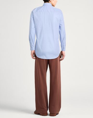 Man Shirt Sky blue Size S Cotton