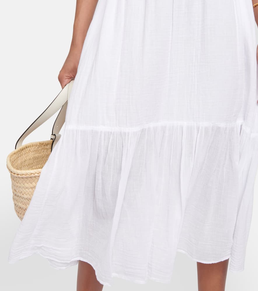 Mckenna cotton midi skirt