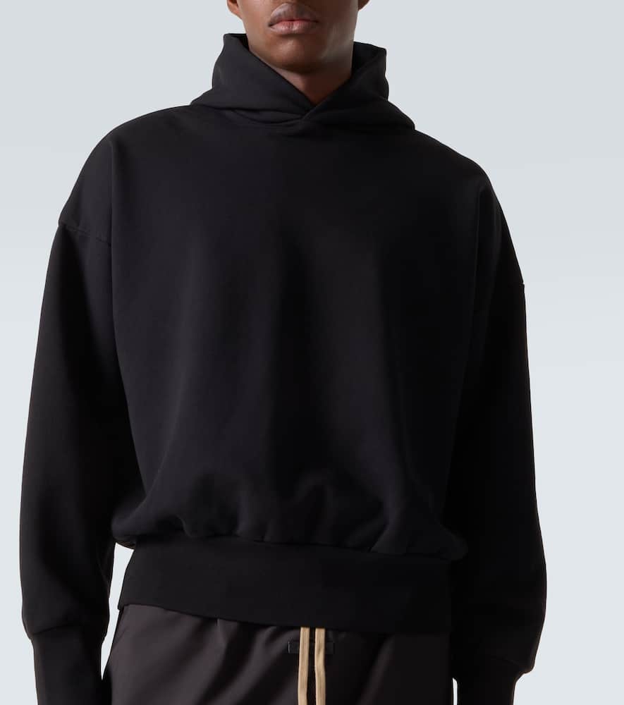 Cotton jersey hoodie