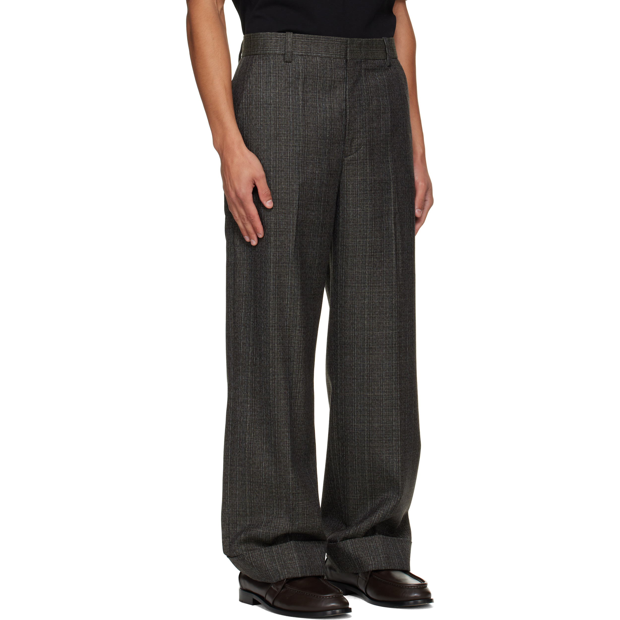 Brown Tweed Trousers