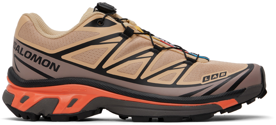 Salomon Beige XT-6 Sneakers