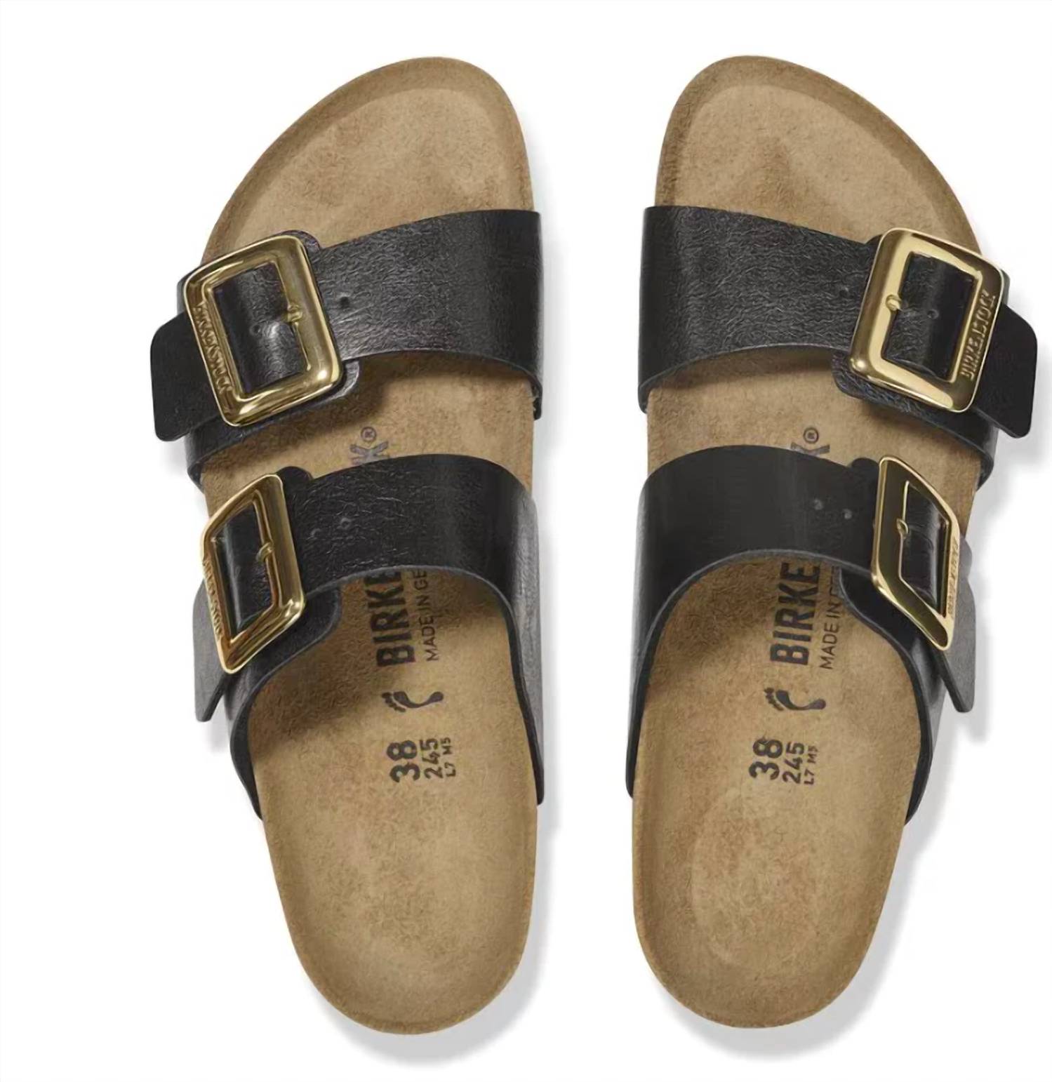 Women's Sydney Luxe Buckle Sandals In Graceful Licorice