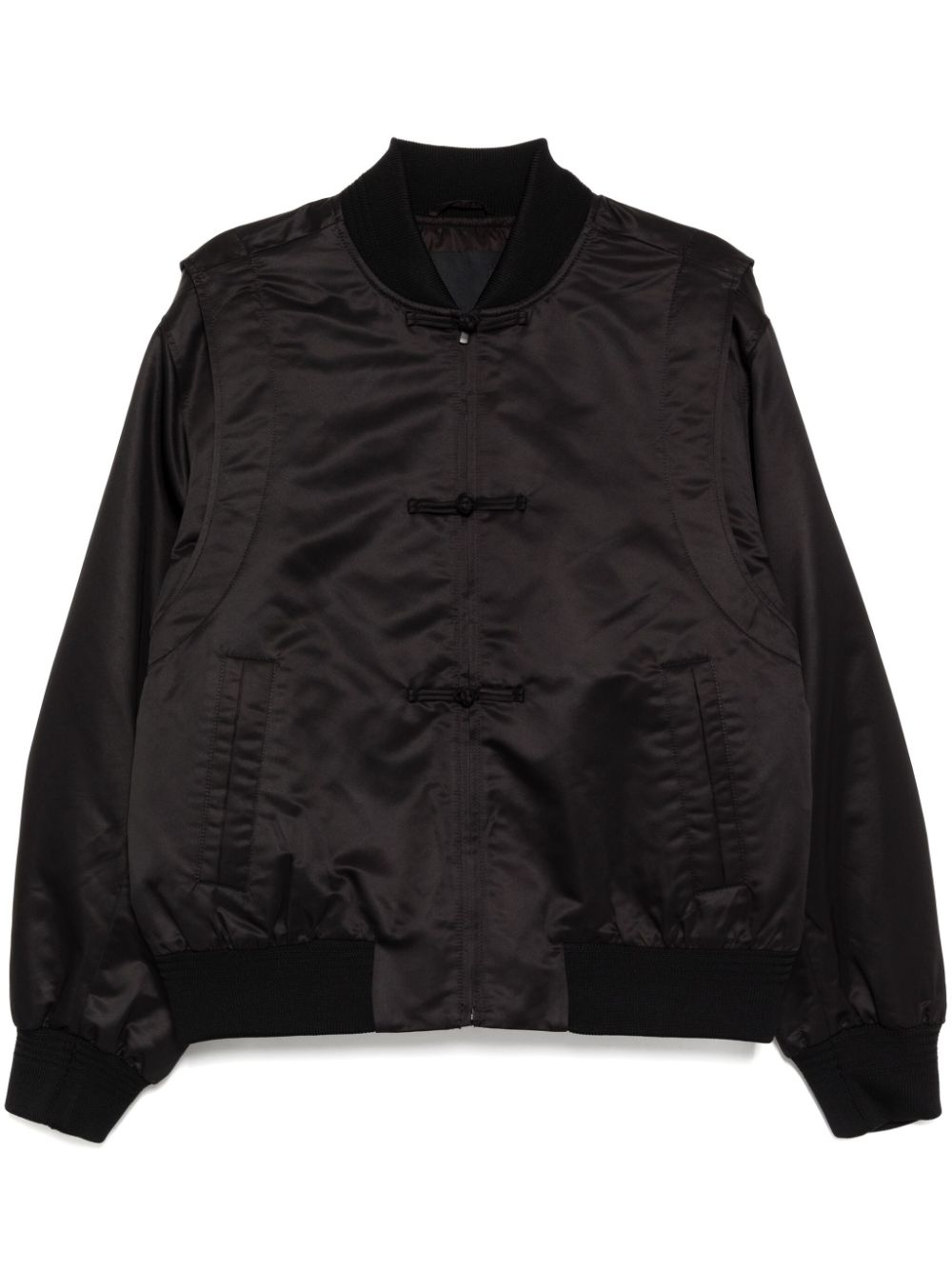 Retro loose down coat - Black