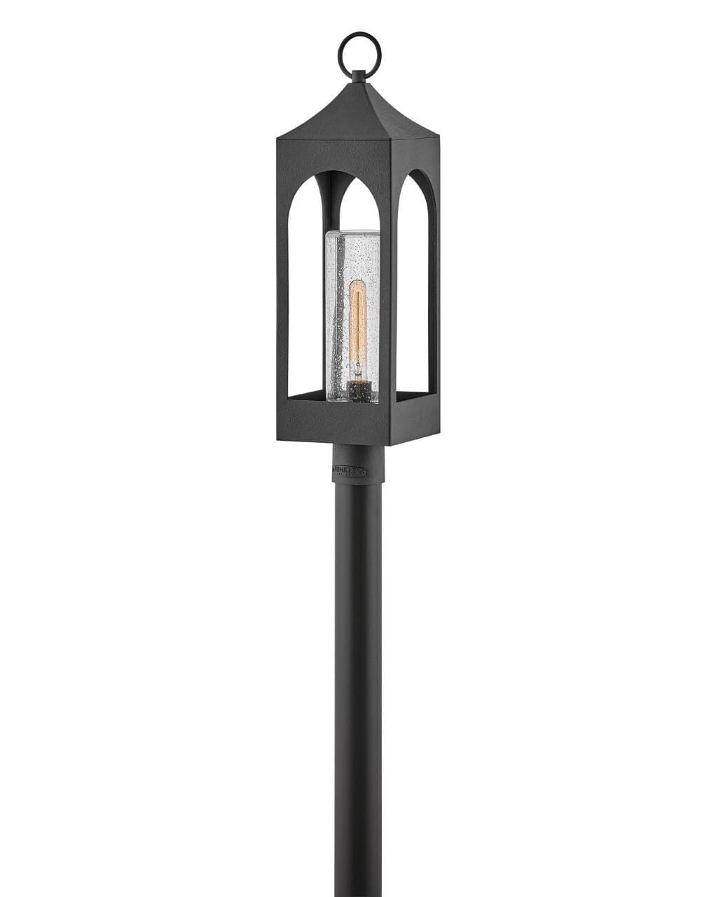 Distressed Zinc LED Post Top or Pier Mount from the Amina Collection