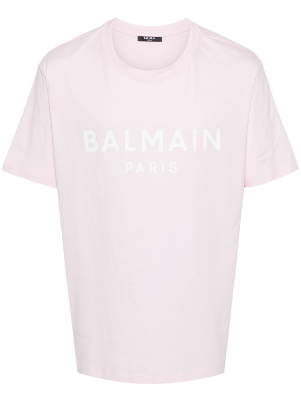 Logo-print cotton T-shirt - Pink