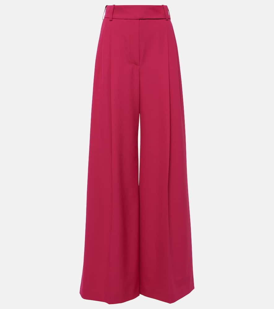 High-rise wide-leg pants