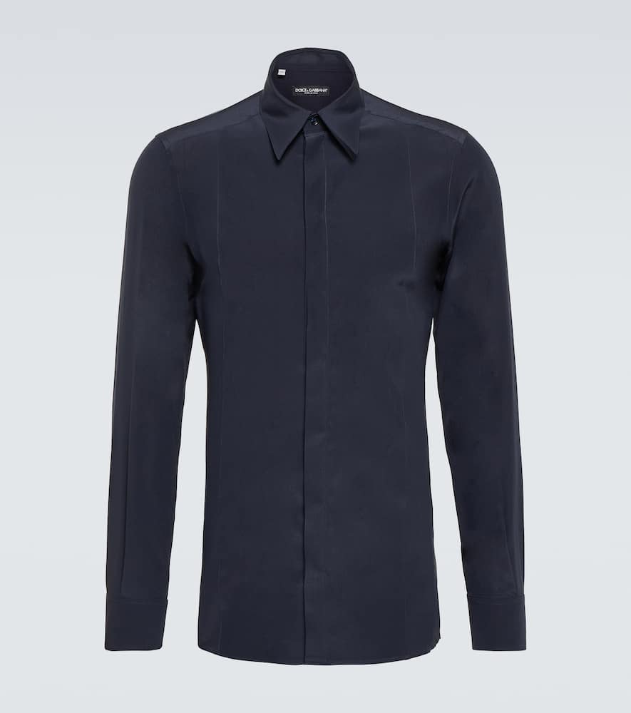 Silk crêpe de chine shirt