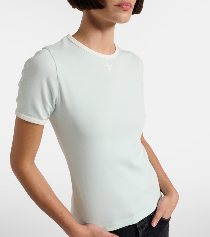 Courrèges Signature logo cotton T-shirt