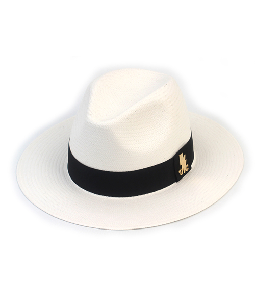 Summer Basic Line White Fedora Summer Hat