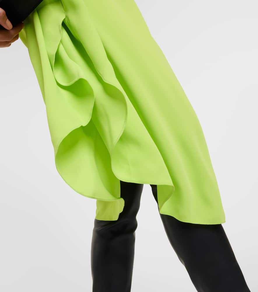 Belted midi dress
