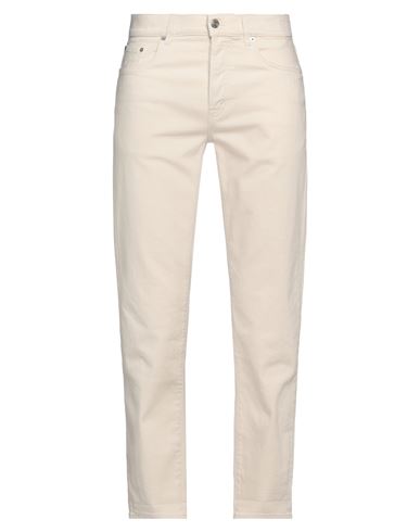 Department 5 Man Jeans Ivory Size 31 Cotton, Elastane