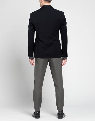 Man Blazer Midnight blue Size 46 Polyester, Viscose, Elastane