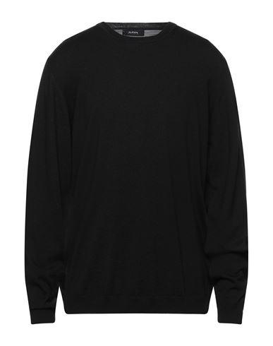 Man Sweater Black Size 38 Merino Wool