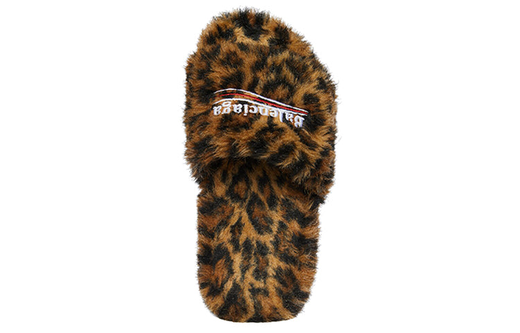 (WMNS) Furry Slides 'Leopard'