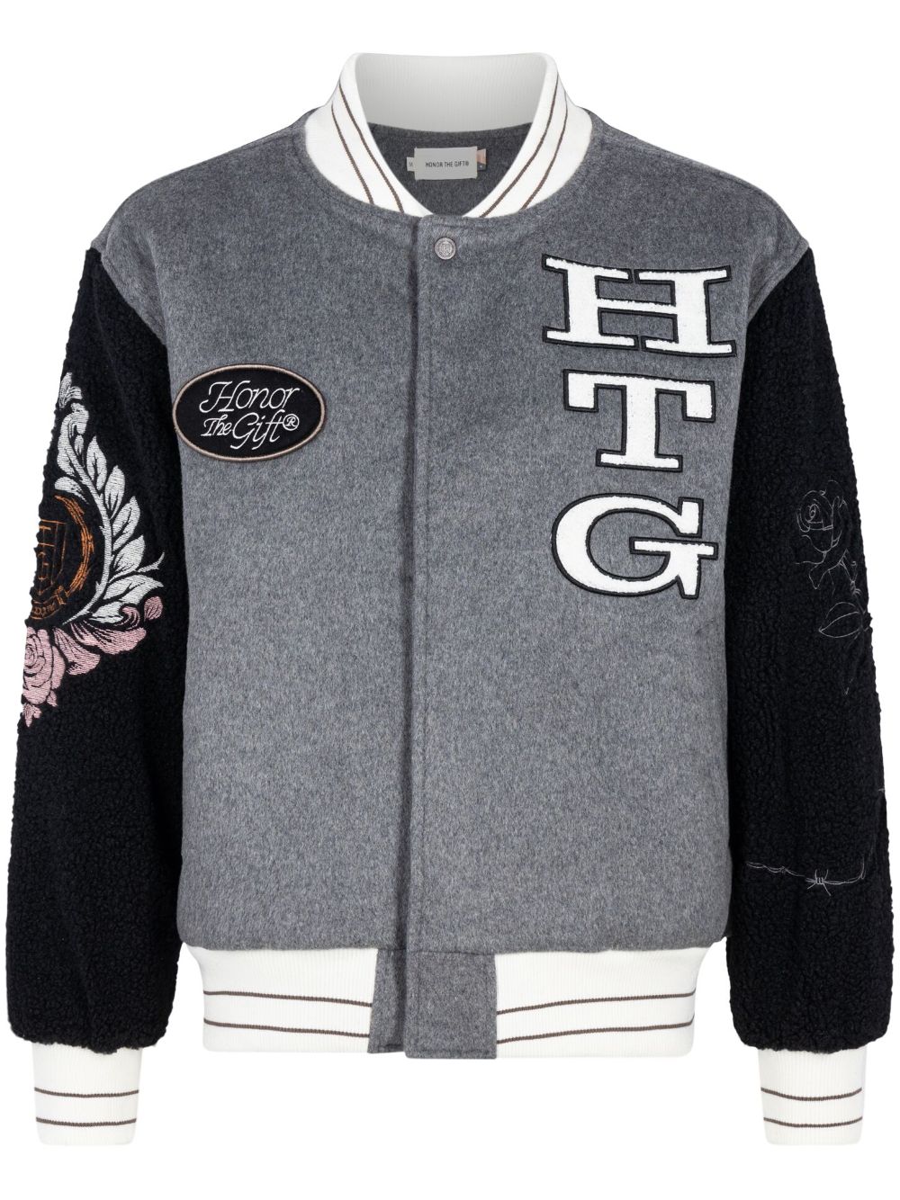 Letterman varsity jacket - Grey