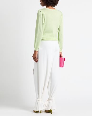 Mônot Woman Pants White Size 10 Triacetate, Polyester