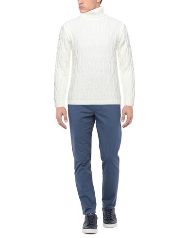 Man Turtleneck White Size 3XL Cotton, Wool, Viscose, Polyamide