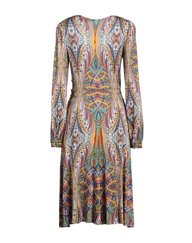 Woman Midi dress White Size 4 Viscose, Elastane
