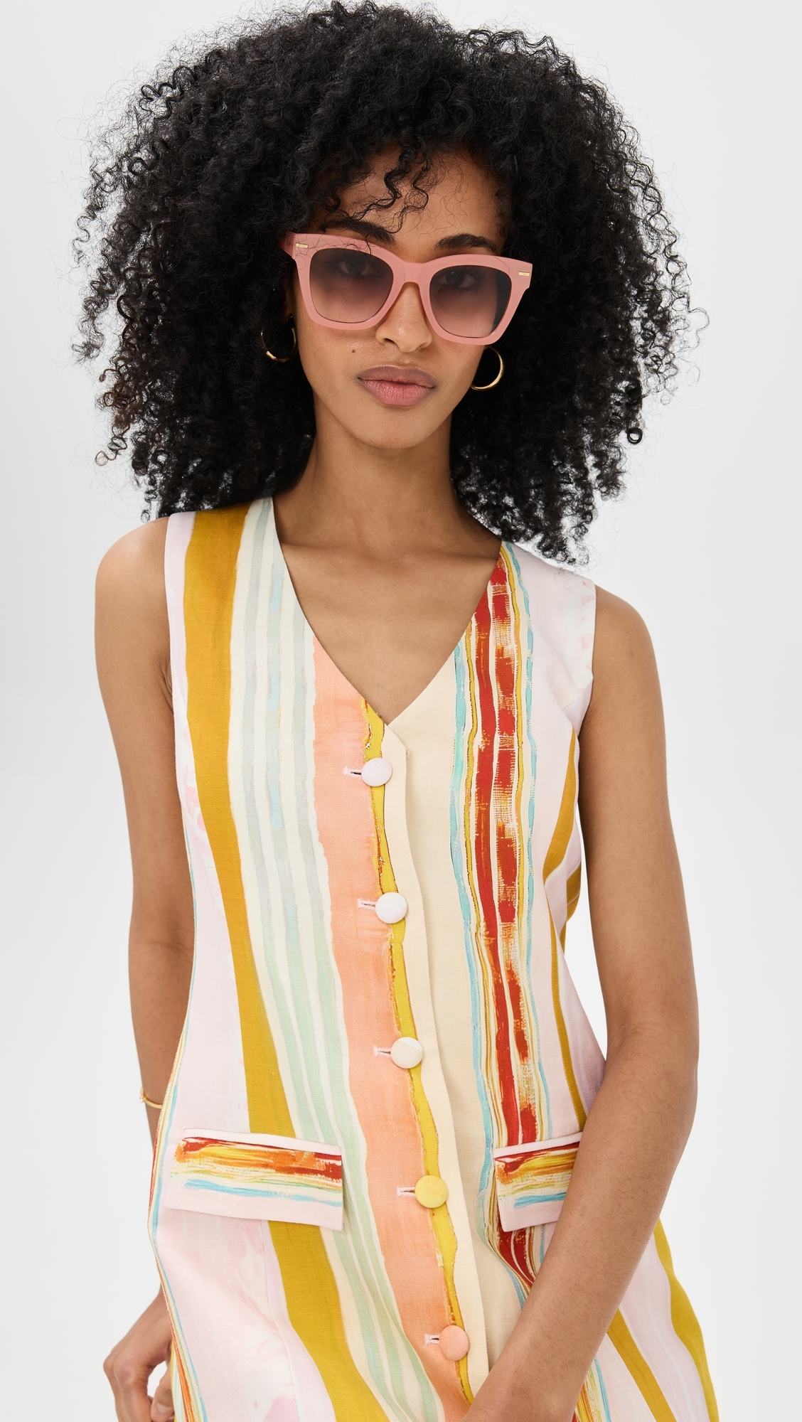 Intergalactic Sunglasses Coral One Size