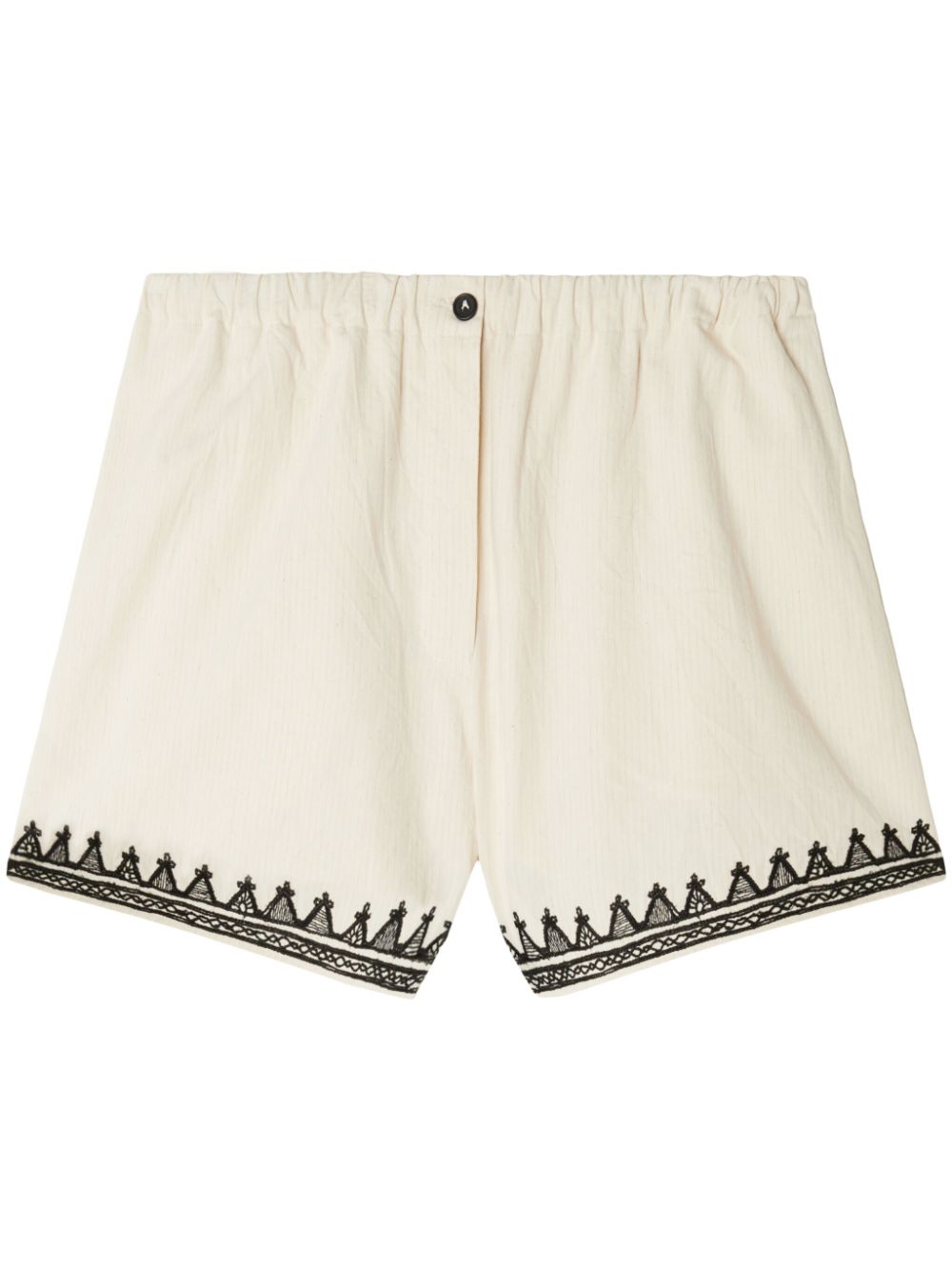 Akasha cotton-blend shorts - Neutrals