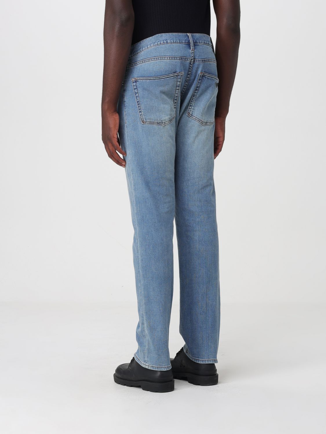 Jeans Men color Stone Washed