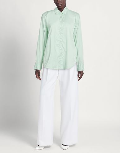 Woman Shirt Light green Size S Cotton