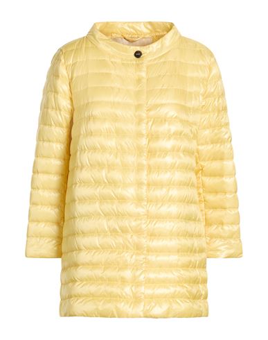 Iconico Woman Puffer Yellow Size 2 Polyamide, Cotton, Acetate