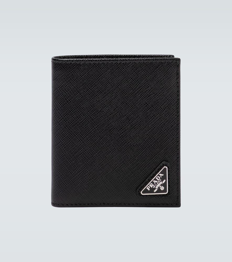 Saffiano leather billfold wallet